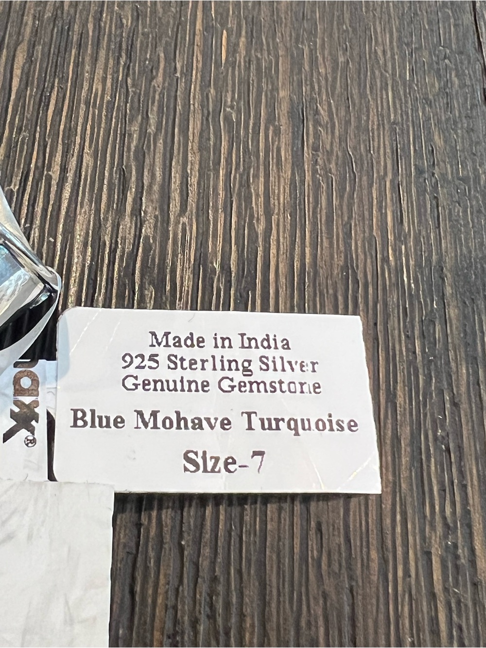 NWT Sterling Silver Ring Size 7 - Picture 3 of 3